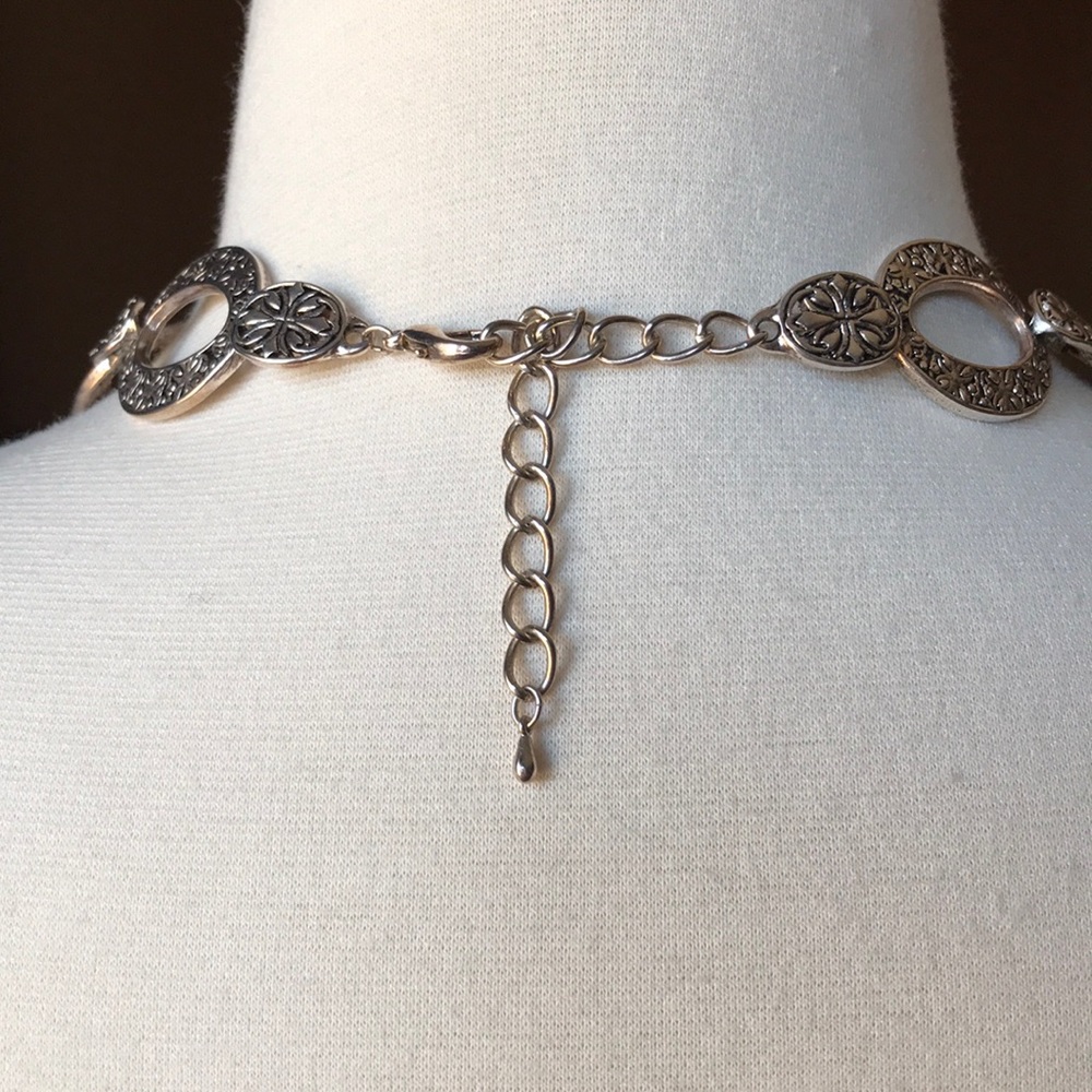 Silver Statement Necklace. - image 3